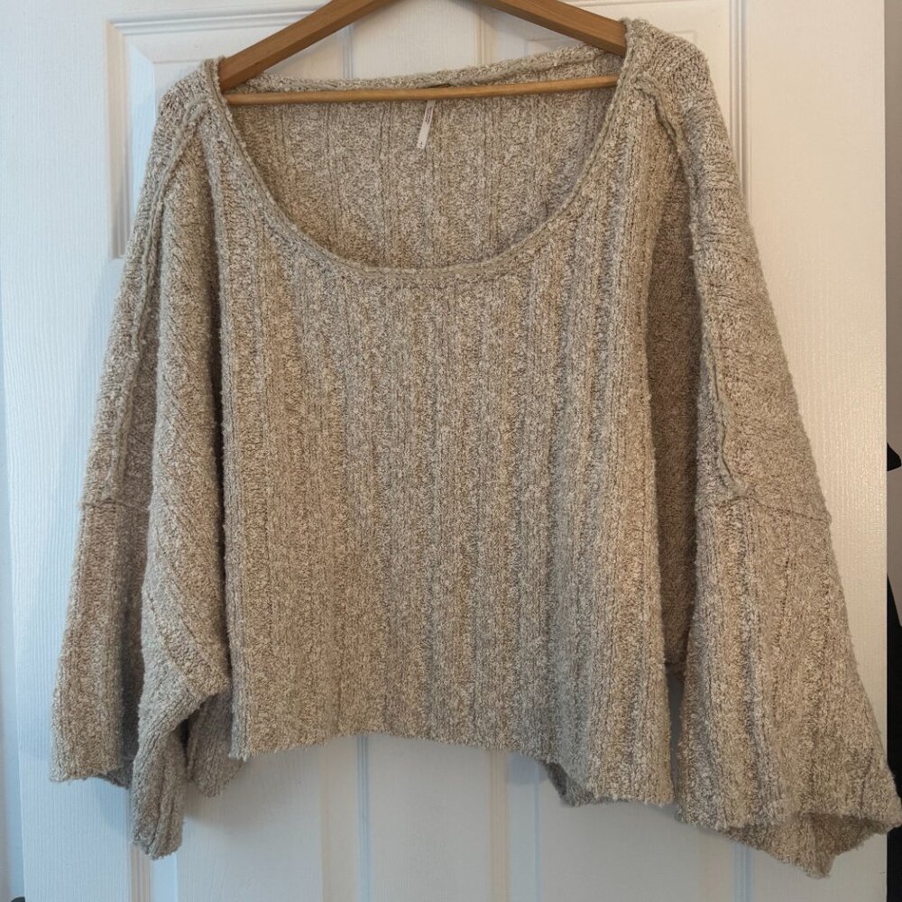 Free People Good Day Pullover Sweater - Size Large